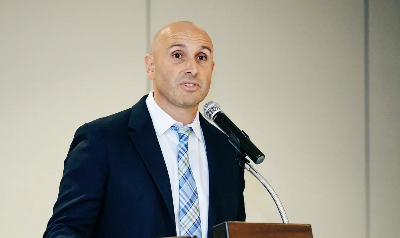 Marco Cirillo speaking at a leadership event